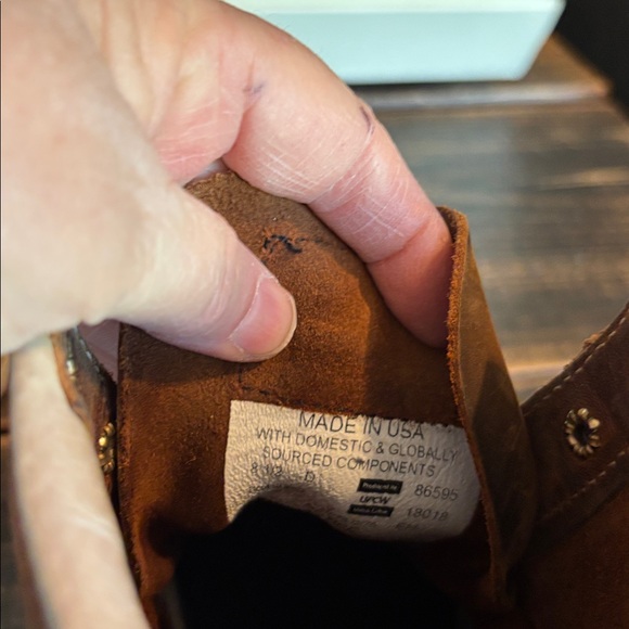 Thorogood Men's Brown Leather work Boots Boots - Picture 6 of 6